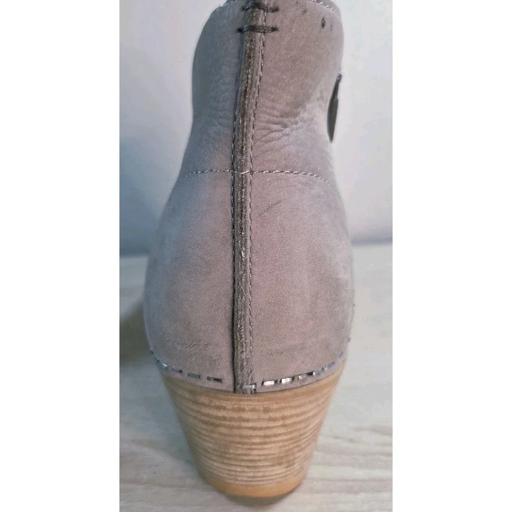Dansko Maria Leather Ankle‎ Boots Womens EU 40 US 9.5 Taupe Comfort Clog Booties